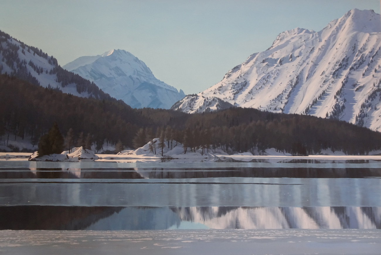 Winterlicht, Sils in Engadin